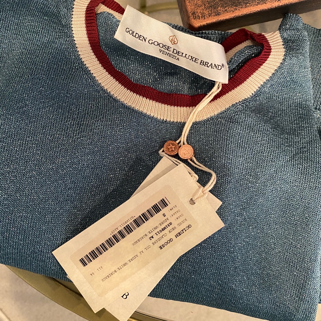Lux Golden Goose Silvered Top